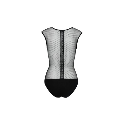 Black Sheer Lace Bodysuit tally-weijl czarny 