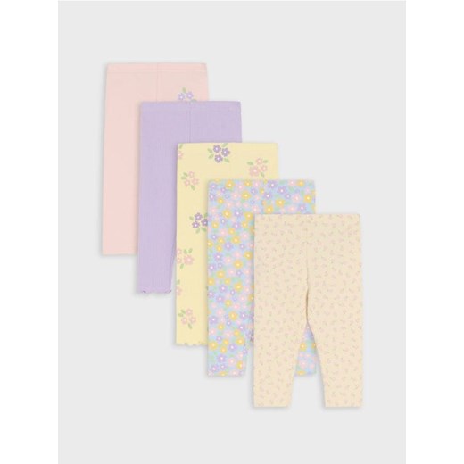 Sinsay - Legginsy 5 pack - fioletowy ze sklepu Sinsay w kategorii Odzież dla niemowląt - zdjęcie 178320483
