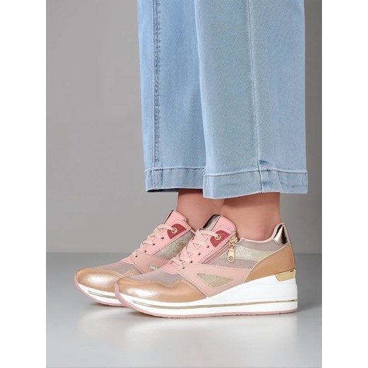 Buty sportowe damskie Royalfashion.pl sneakersy sznurowane 