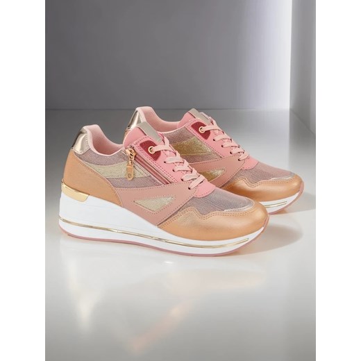 Buty sportowe damskie Royalfashion.pl sneakersy sznurowane 