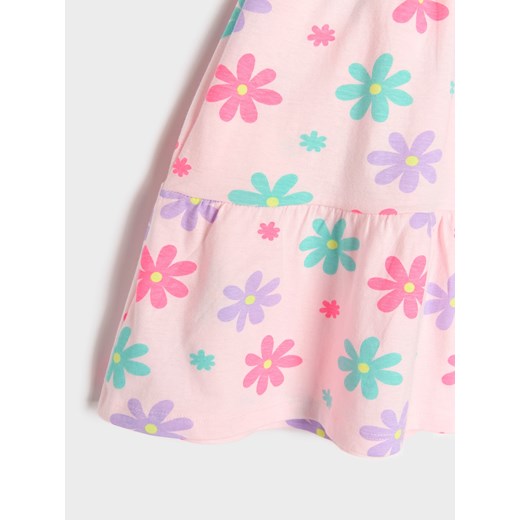 Sinsay - Sukienka w kwiaty - różowy Sinsay 104 Sinsay