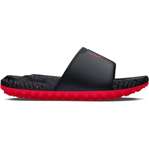 Klapki uniseks Under Armour Project Rock 3 UFC Slides - czarne Under Armour 52,5 Sportstylestory.com