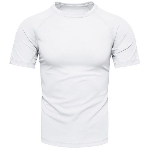Koszulka sportowa termoaktywna biała szybkoschnąca Recea ze sklepu Recea.pl w kategorii T-shirty męskie - zdjęcie 178324751