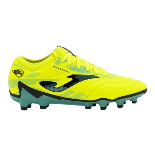 Joma Powerful 2411 Lemon Fluor Turquoise Firm Ground zielone ze sklepu ButyModne.pl w kategorii Buty sportowe męskie - zdjęcie 178325372