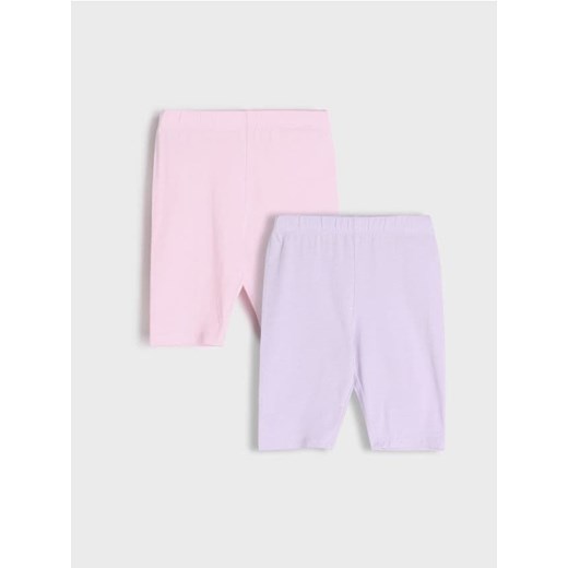 Sinsay - Szorty 2 pack - wielobarwny - id: 475EJ-MLC - marki Sinsay - 178326490 Sinsay - Szorty 2 pack - wielobarwny ze sklepu Sinsay w kategorii Spodenki dziewczęce - zdjęcie 178326490
