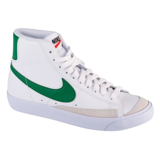 Buty Nike Blazer Mid 77 Gs DA4086-115 biało-zielone białe ze sklepu ButyModne.pl w kategorii Trampki dziecięce - zdjęcie 178329202