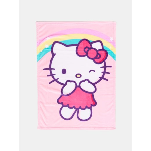 Sinsay - Koc Hello Kitty - różowy Sinsay One Size Sinsay