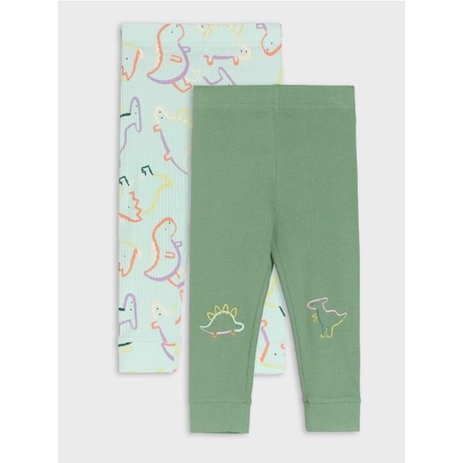 Sinsay - Legginsy 2 pack - niebieski ze sklepu Sinsay w kategorii Spodnie i półśpiochy - zdjęcie 178332902