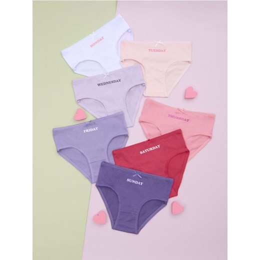 Sinsay - Majtki 7 pack - wielobarwny Sinsay 110/116 Sinsay