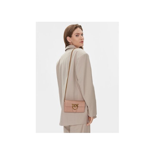 Pinko Torebka Love One Wallet C . AI 23-24 PLTT 100062 A0GK Różowy Pinko uniwersalny MODIVO