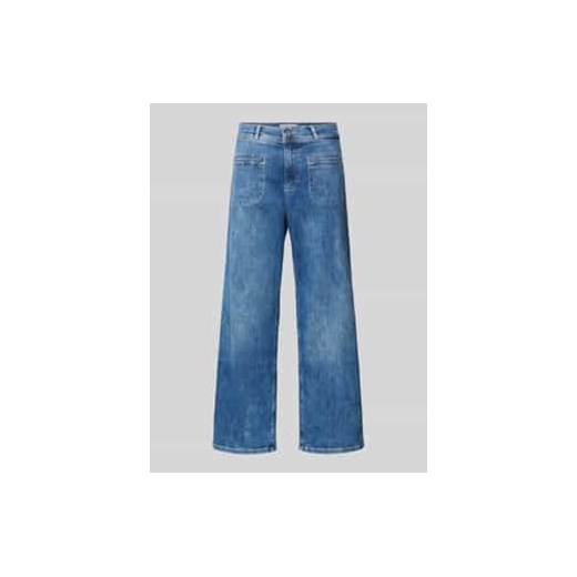 Jeansy z prostą nogawką i kieszeniami z wypustką model ‘Linn’ ze sklepu Peek&Cloppenburg  w kategorii Jeansy damskie - zdjęcie 178334821