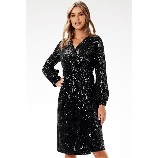 Awama Sukienka w kolorze czarnym ze sklepu Limango Polska w kategorii Sukienki - zdjęcie 178334974