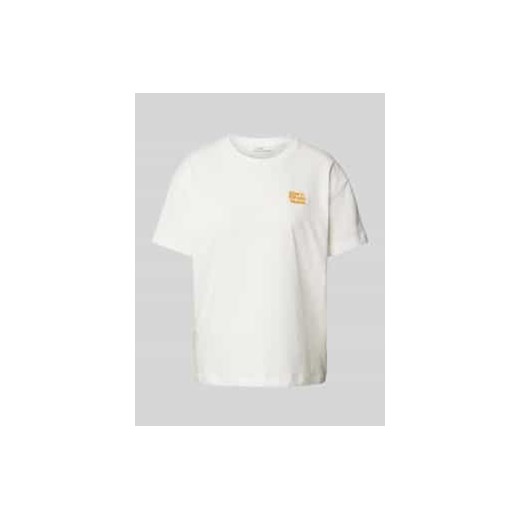 T-shirt z wyhaftowanym logo ze sklepu Peek&Cloppenburg  w kategorii Bluzki damskie - zdjęcie 178336162