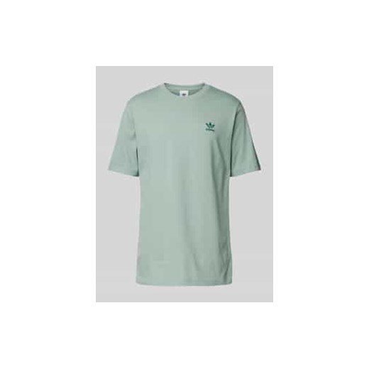 T-shirt z wyhaftowanym logo ze sklepu Peek&Cloppenburg  w kategorii T-shirty męskie - zdjęcie 178336174