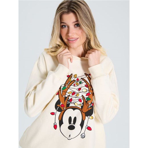 Sinsay - Bluza Myszka Miki - kremowy ze sklepu Sinsay w kategorii Bluzy damskie - zdjęcie 178338833