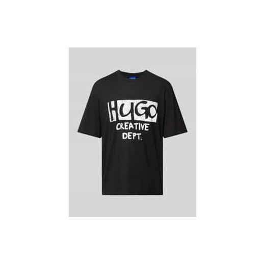T-shirt z nadrukiem z logo model ‘Nugocrea’ ze sklepu Peek&Cloppenburg  w kategorii T-shirty męskie - zdjęcie 178339182