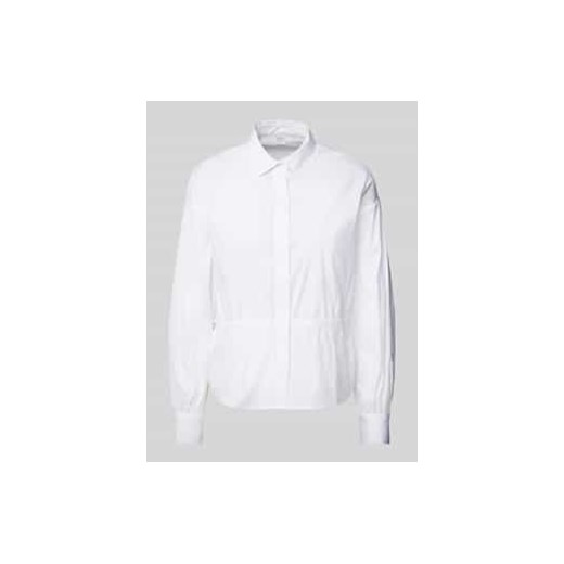 Bluzka koszulowa o kroju regular fit z bufiastymi rękawami ze sklepu Peek&Cloppenburg  w kategorii Koszule damskie - zdjęcie 178339222