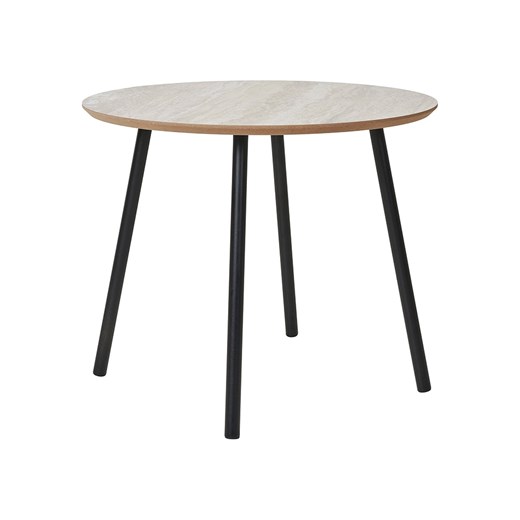 House Nordic Stolik &quot;Aalst&quot; w kolorze beżowo-czarnym - wys. 45 x Ø 55 cm ze sklepu Limango Polska w kategorii Stoliki kawowe - zdjęcie 178340871