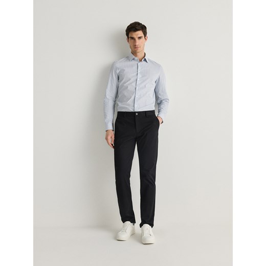 Reserved - Spodnie chino slim fit - czarny ze sklepu Reserved w kategorii Spodnie męskie - zdjęcie 178342964