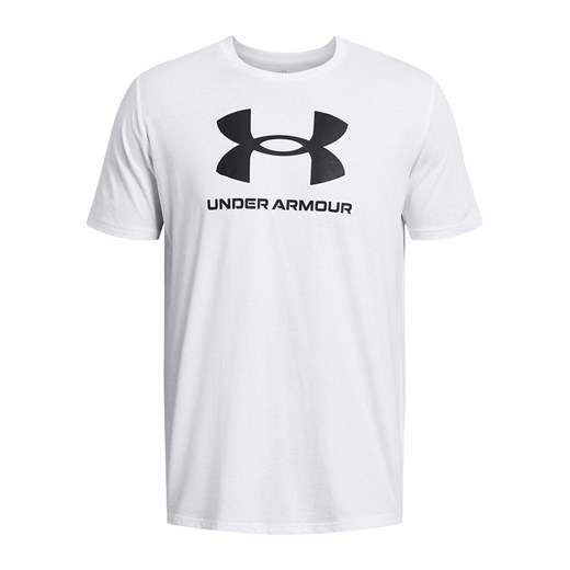 T-shirt męski Under Armour z krótkimi rękawami biały