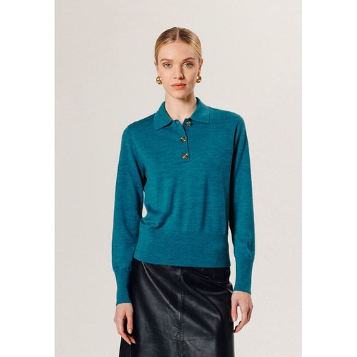 Sweter damski Rodier z dekoltem w serek