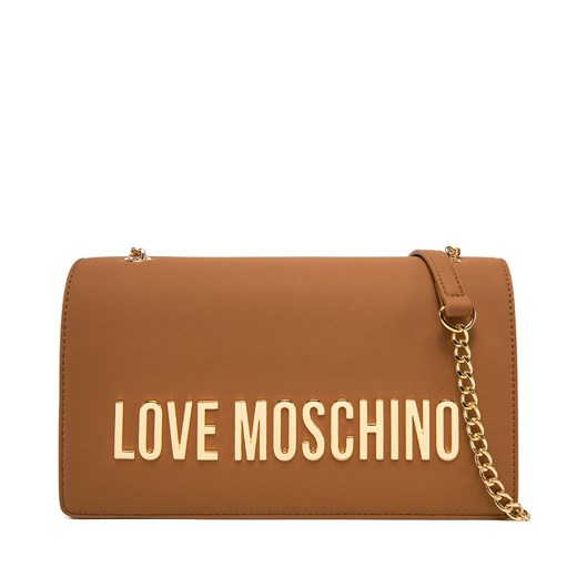 Torebka LOVE MOSCHINO JC4192PP1MKD0201 Brązowy ze sklepu eobuwie.pl w kategorii Kopertówki - zdjęcie 178344970