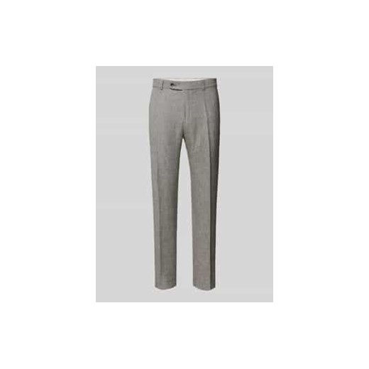 Spodnie do garnituru o kroju slim fit w kant ze sklepu Peek&Cloppenburg  w kategorii Spodnie męskie - zdjęcie 178345422