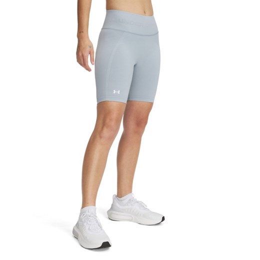 Damskie spodenki treningowe Under Armour UA Vanish Seamless Short - szare ze sklepu Sportstylestory.com w kategorii Szorty - zdjęcie 178345792