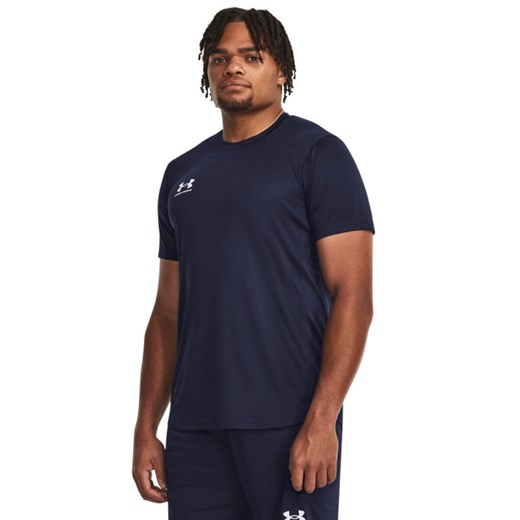Męska koszulka treningowa Under Armour UA M\'s Challenger Train Ss - granatowa ze sklepu Sportstylestory.com w kategorii T-shirty męskie - zdjęcie 178345802