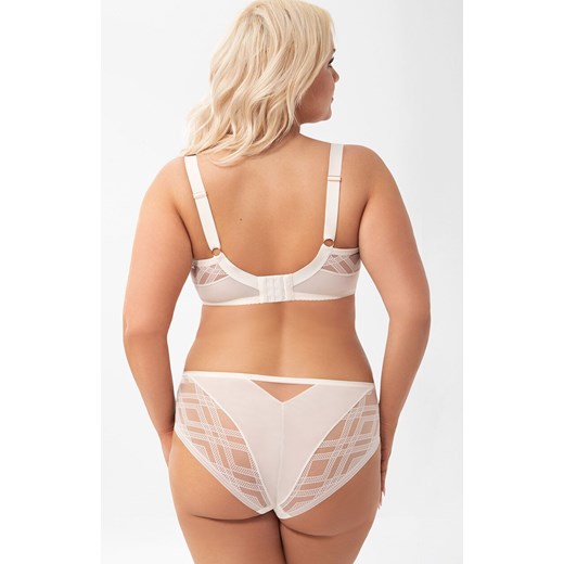 Gorsenia figi damskie wysokie śmietankowe Estelle K898, Kolor śmietankowy, Rozmiar L, Gorsenia ze sklepu Intymna w kategorii Majtki damskie - zdjęcie 178348294