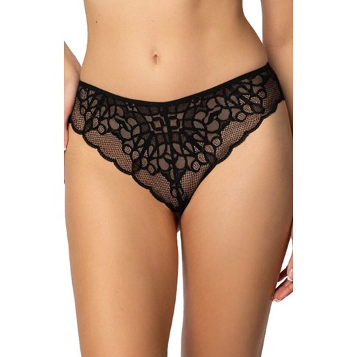 Figi damskie brazyliany czarne Venice F-4023/54, Kolor czarny, Rozmiar 36, Mat ze sklepu Intymna w kategorii Majtki damskie - zdjęcie 178348300