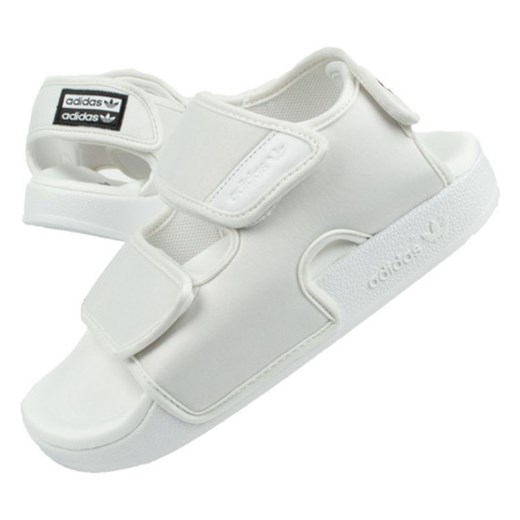 Sandały adidas Adilette U EG5026 białe ze sklepu ButyModne.pl w kategorii Sandały męskie - zdjęcie 178348701