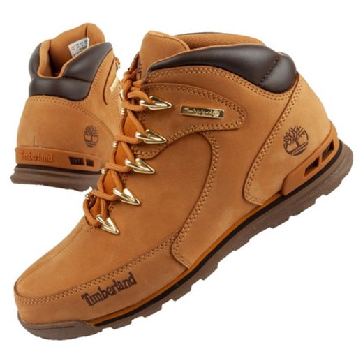 Buty Timberland Euro Rock M TB06164R231 brązowe ze sklepu ButyModne.pl w kategorii Buty trekkingowe męskie - zdjęcie 178348731