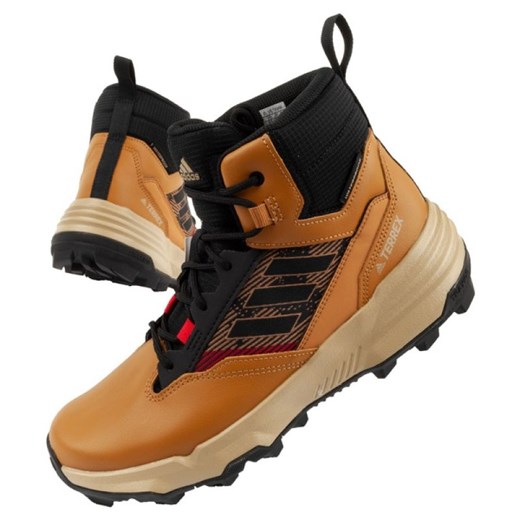 Buty adidas Terrex M GZ3970 brązowe ze sklepu ButyModne.pl w kategorii Buty trekkingowe męskie - zdjęcie 178348754