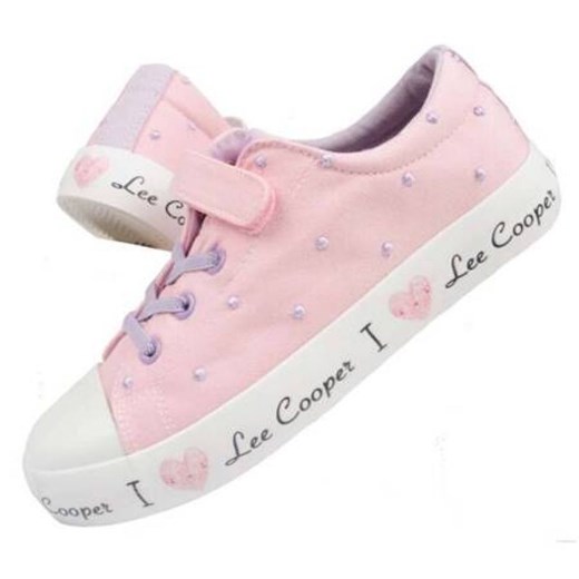 Buty Lee Cooper  LCW-24-02-2160K różowe ze sklepu ButyModne.pl w kategorii Trampki dziecięce - zdjęcie 178348780