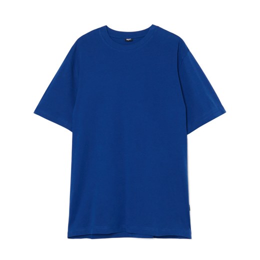 Cropp - Niebieska koszulka basic - niebieski Cropp XS Cropp