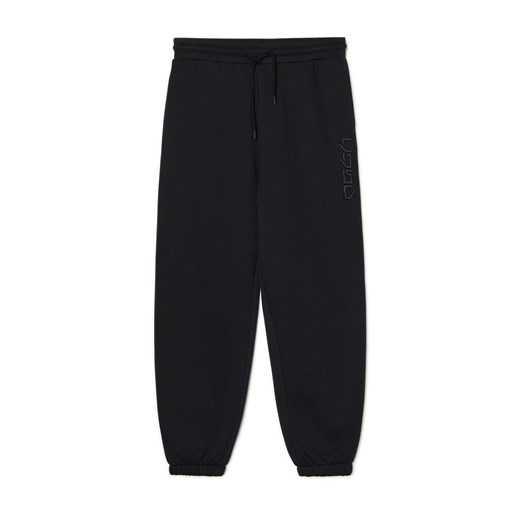Cropp - Czarne dresowe joggery comfort - czarny Cropp M Cropp