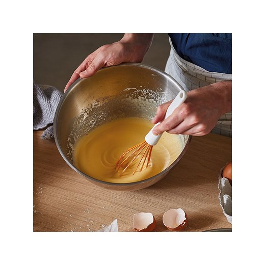 Fiskars Trzepaczka w kolorze biało-pomarańczowym - dł. 27,8 cm Fiskars onesize wyprzedaż Limango Polska