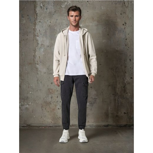 Sinsay - Jeansy jogger cargo - czarny ze sklepu Sinsay w kategorii Jeansy męskie - zdjęcie 178359213