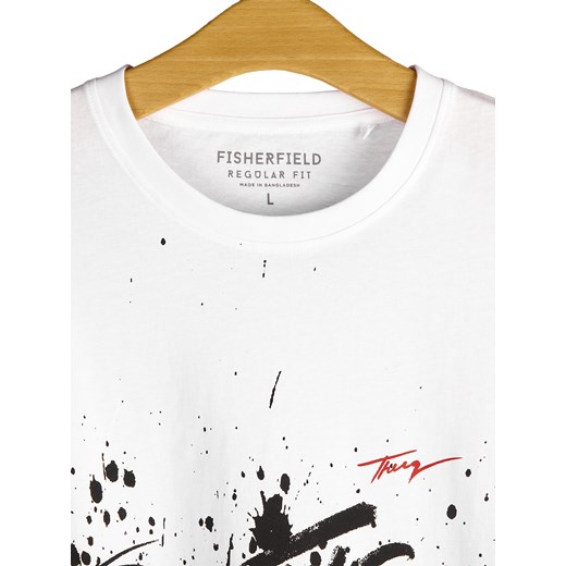 T-shirt męski Gate z krótkim rękawem w nadruki 