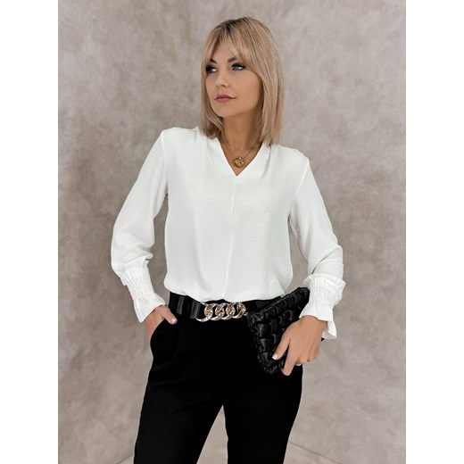 bluzka thelia ecru one size ze sklepu UBRA w kategorii Bluzki damskie - zdjęcie 178362744