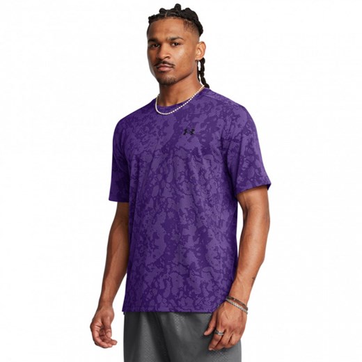 Męska koszulka treningowa Under Armour UA Tech Vent Geode SS - fioletowa ze sklepu Sportstylestory.com w kategorii T-shirty męskie - zdjęcie 178363121