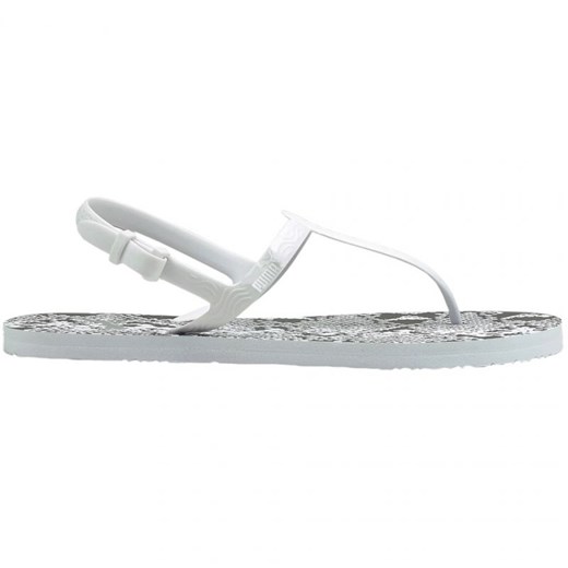 Sandały Puma Cozy Sandal Wns 375213 03 białe ze sklepu ButyModne.pl w kategorii Sandały damskie - zdjęcie 178363824