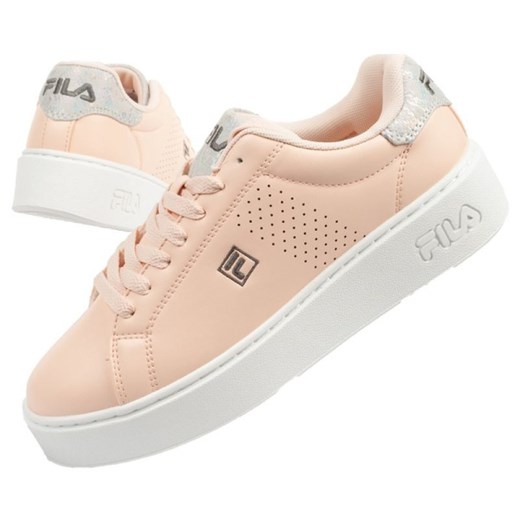 Buty Fila Crosscourt FFT0051.43108 różowe ze sklepu ButyModne.pl w kategorii Trampki dziecięce - zdjęcie 178363903