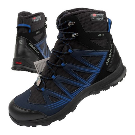 Buty trekkingowe Salomon Woodsen 2 M 410094 czarne ze sklepu ButyModne.pl w kategorii Buty trekkingowe męskie - zdjęcie 178363911
