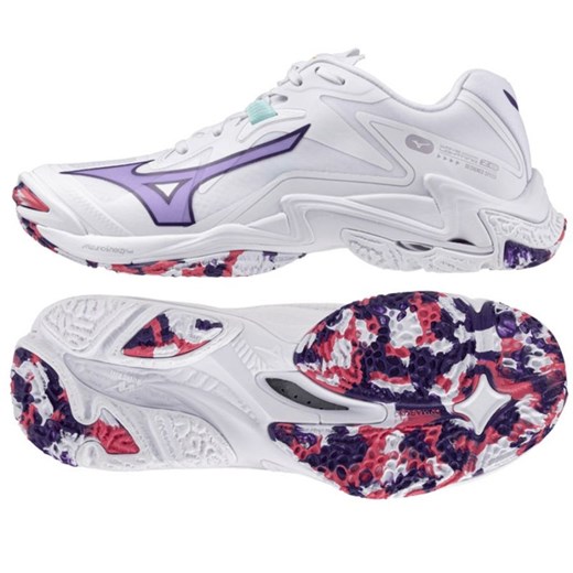 Buty Mizuno Wave Lightning Z8 V1GC240020 białe ze sklepu ButyModne.pl w kategorii Buty sportowe damskie - zdjęcie 178364131