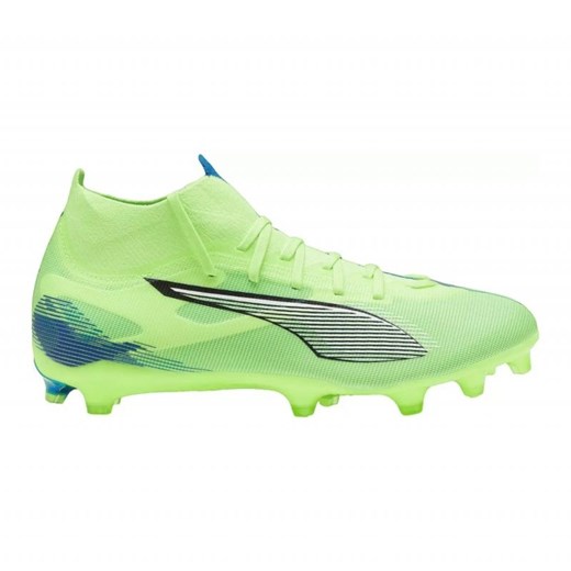 Buty Puma Ultra 5 Match+ FG/AG 107686-03 zielone ze sklepu ButyModne.pl w kategorii Buty sportowe męskie - zdjęcie 178364204