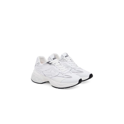 Buty sportowe damskie Love Moschino sneakersy sznurowane płaskie 