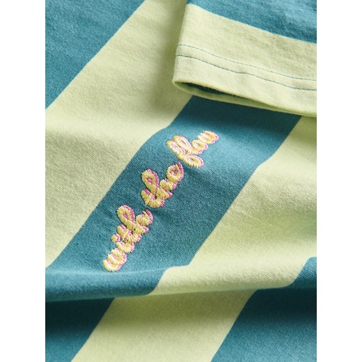 T-shirt chłopięce Reserved zielony dzianinowy 