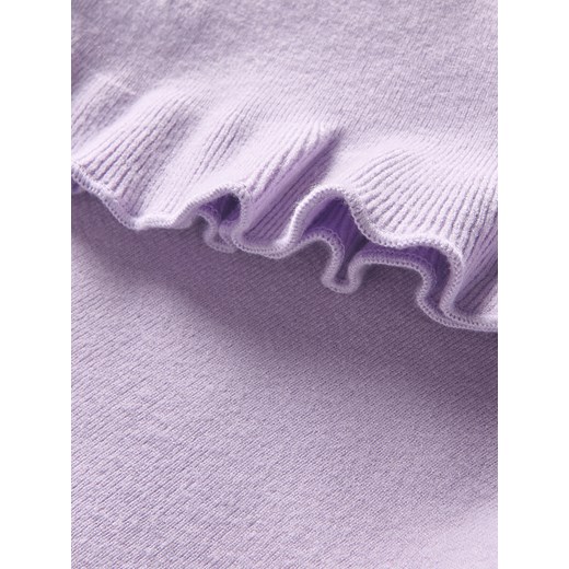 Reserved - Gładki sweter z falbanką - lawendowy Reserved 80 (9-12 m.) Reserved